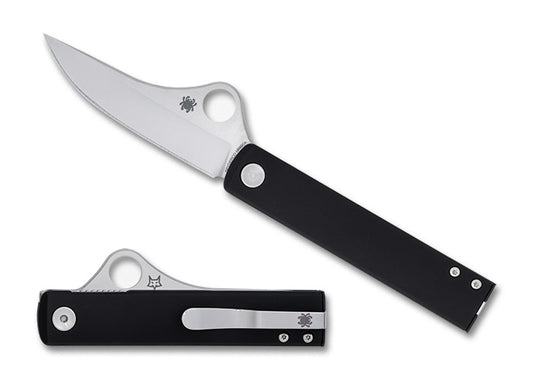 Spyderco Essenza 3.19" N690Co Aluminium Folding Knife by Riccardo Gobbato C272ALBKP