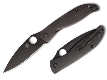 Spyderco Mantra 4 3.34" 8Cr13MoV Black G-10 Front-Flipper Folding Knife C274GBBKP