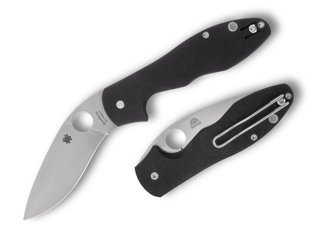 Spyderco Retract 3.4" 9Cr18MoV G10 Folding Knife by Ed Schempp C276GP