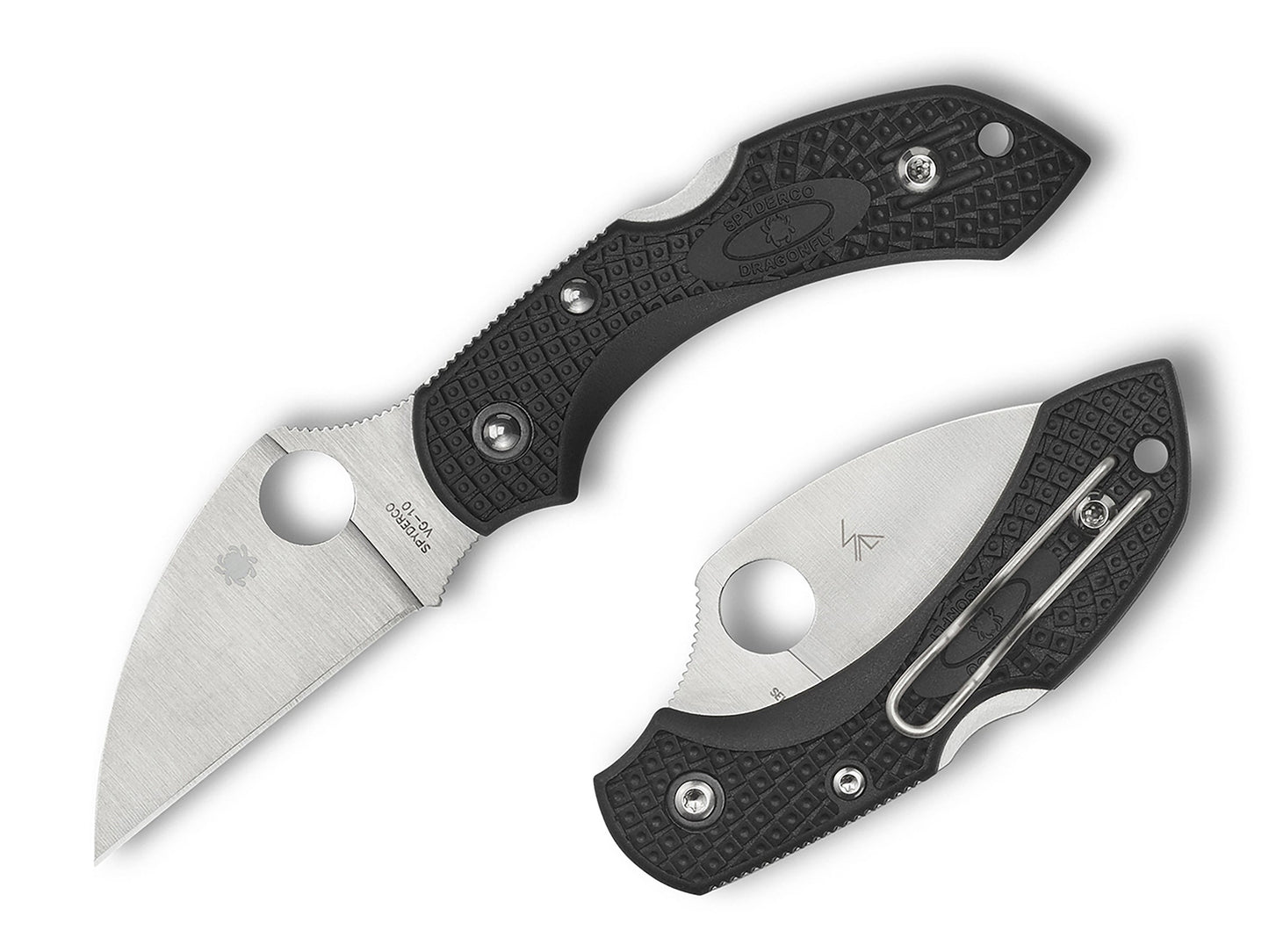 Spyderco Dragonfly 2 Wharncliffe 2.28" VG-10 Folding Knife C28FPWCBK2