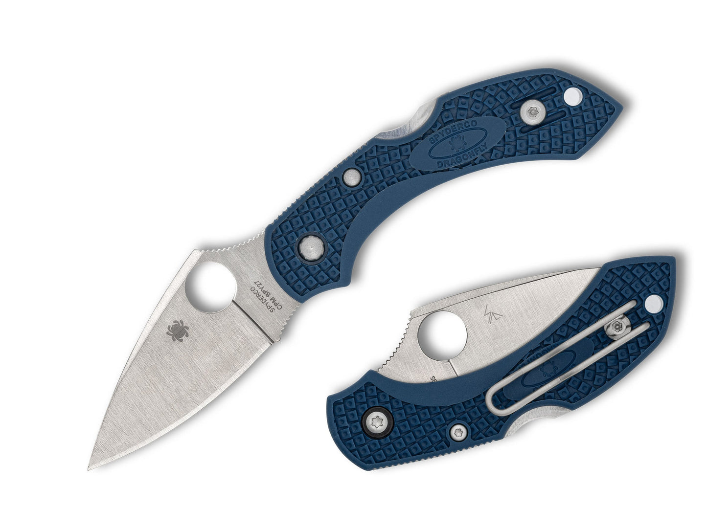Spyderco Dragonfly 2 2.28" CPM SPY27 Cobalt Blue FRN Folding Knife C28PCBL2