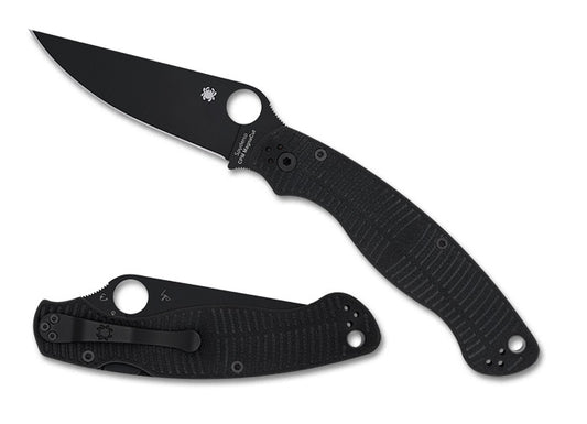 Spyderco Military 2 Salt 4" CPM Magnacut Black DLC G10 Folding Knife C36GMCBKP2