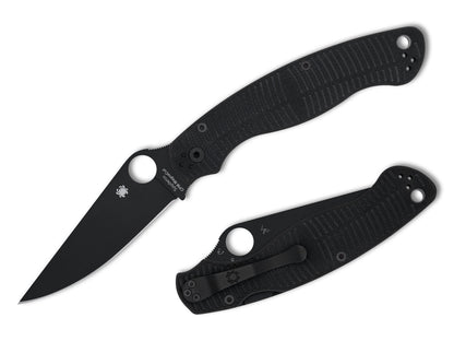 Spyderco Military 2 Salt 4" CPM Magnacut Black DLC G10 Folding Knife C36GMCBKP2