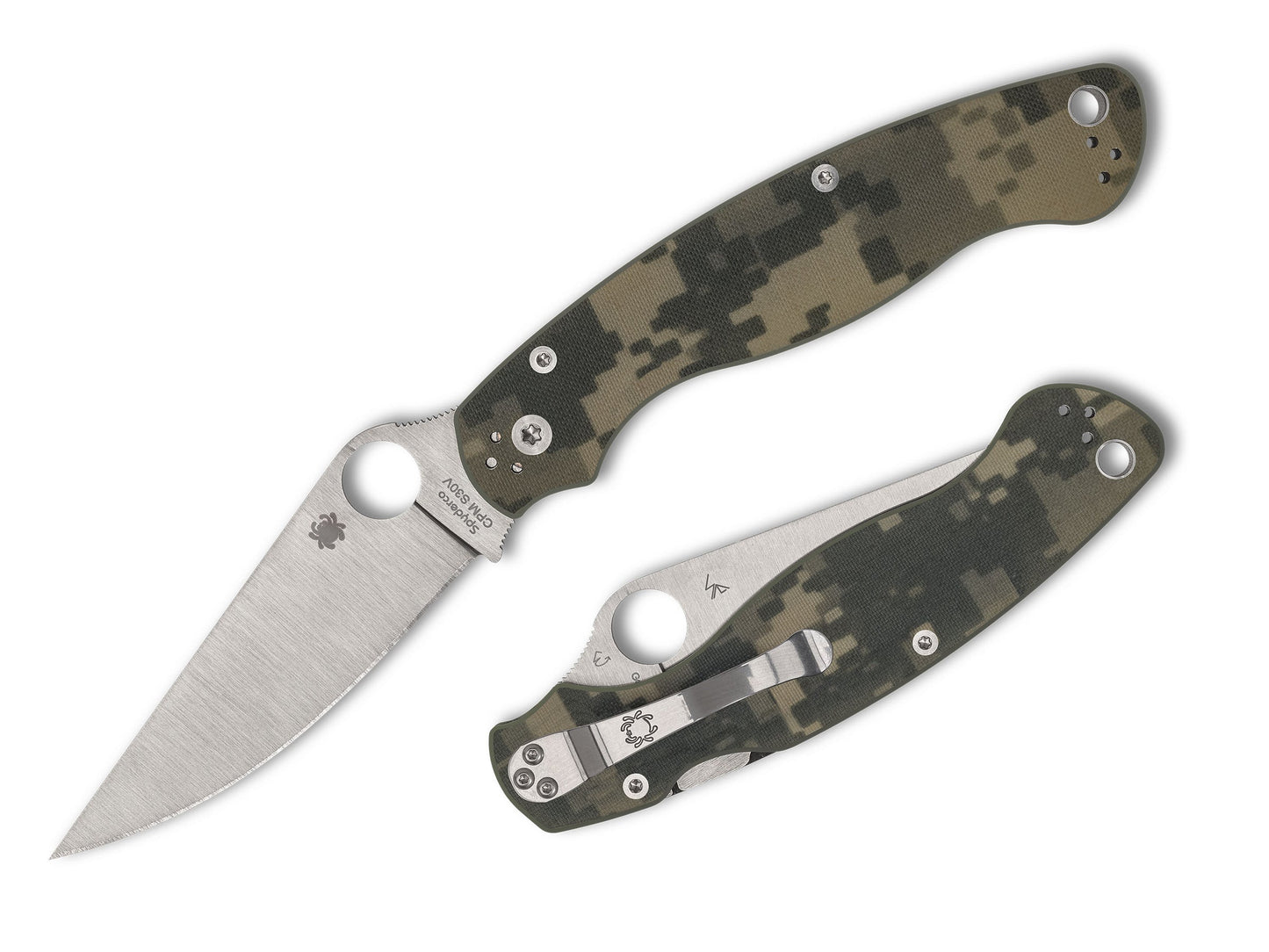 Spyderco Military 2 4" S30V Digital Camo G-10 Folding Knife C36GPCMO2