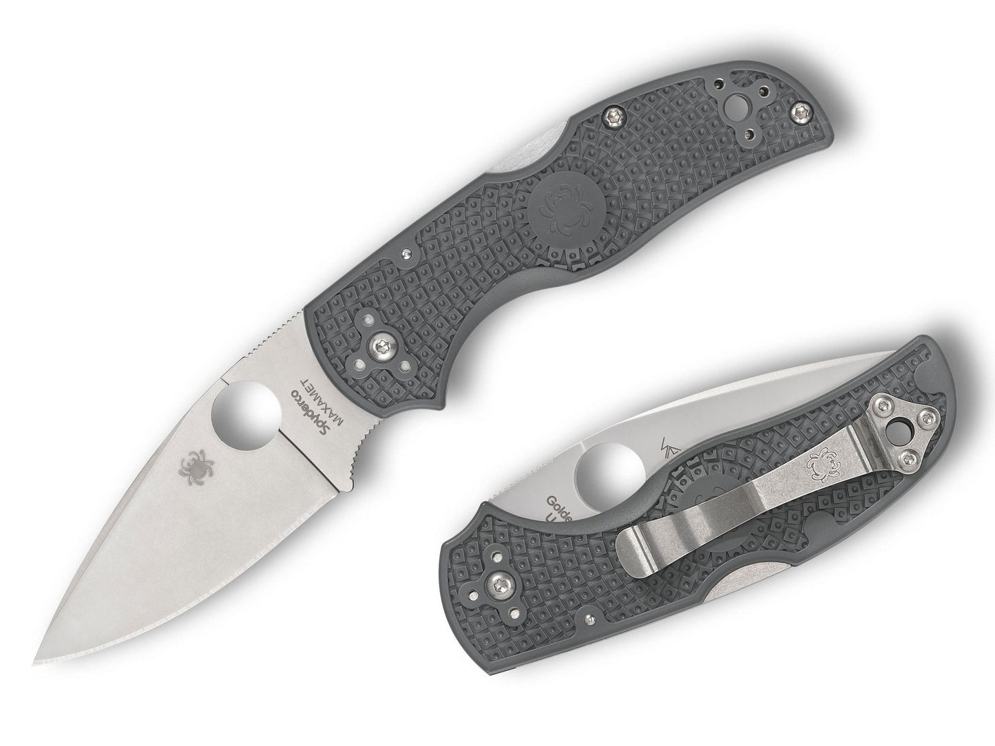 Spyderco Native 5 2.95" Maxamet Grey FRN Folding Knife C41PGY5