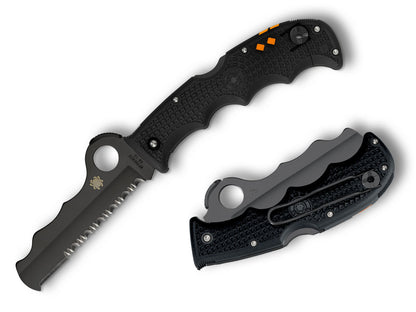 Spyderco Assist 3.7" VG-10 Black TiCN FRN Rescue Folding Knife C79PSBBK
