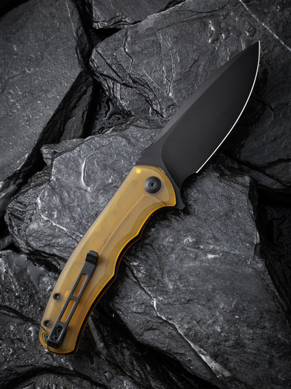 Civivi Praxis 3.75" 9Cr18MoV Black Bead Blasted Ultem Folding Knife C803M