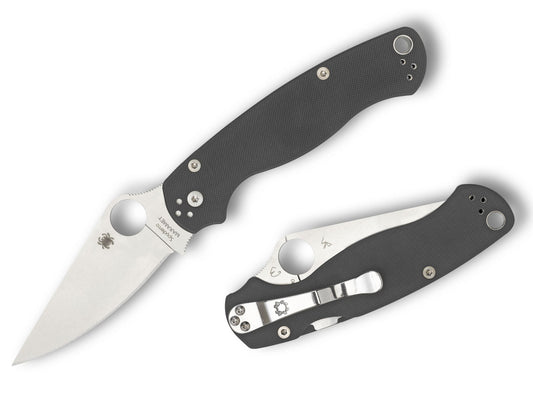 Spyderco ParaMilitary 2 3.47" Maxamet Dark Gray G-10 Folding Knife C81GPDGY2