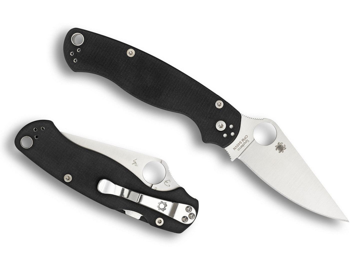 Spyderco ParaMilitary 2 Left-Handed S45VN G-10 Folding Knife C81GPLE2