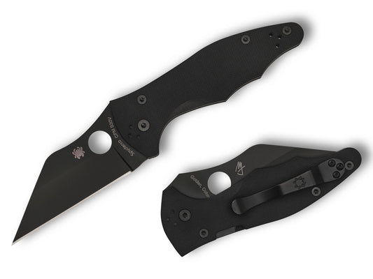 Spyderco Yojimbo 2 3.2" Black DLC CPM S30V G-10 Folding Knife C85GPBBK2