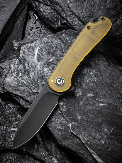 Civivi Elementum 2.96" D2 Black Bead Blasted Ultem Folding Knife C907A-5