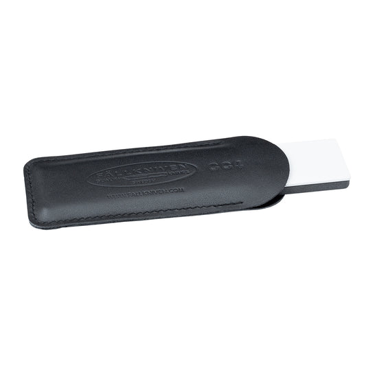Fallkniven CC4 Super Fine Ceramic / Ceramic Whetstone 32x100mm with Leather Strop Pouch