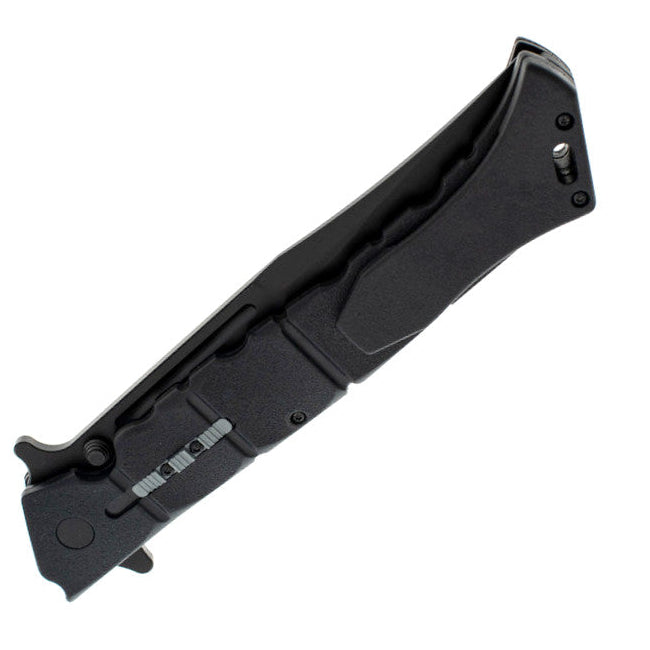 Cold Steel Luzon Large 6" Flipper Black Folding Knife with GFN Handle