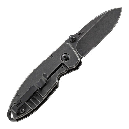 CRKT Squid 2.25" Black Stonewash Folding Knife - Lucas Burnley design - 2490KS