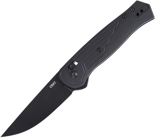 CRKT Sero Crossbar Lock 3.02" S35VN Blackout IKBS Folding Knife by Richard Rogers 7170K