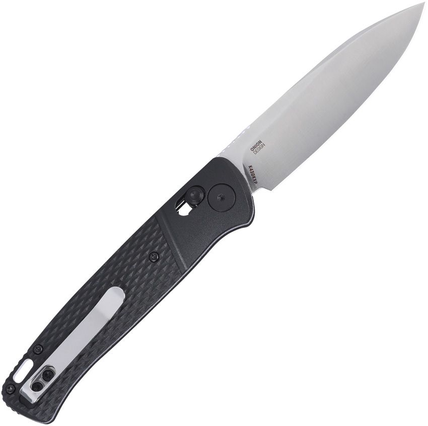 CRKT Counterpart Crossbar Lock 3.38" Sandvik 12C27 Black IKBS Folding Knife by Ken Onion K430KXP
