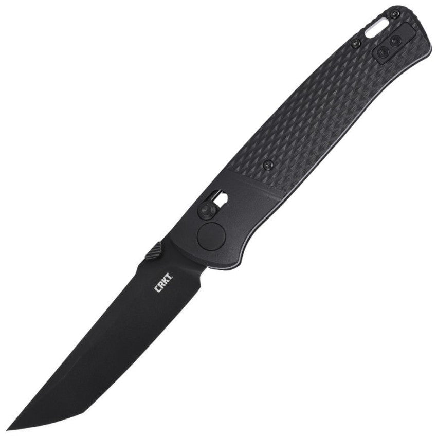 CRKT Counterpart Crossbar Lock 3.31" D2  Black Tanto IKBS Folding Knife by Ken Onion K431KKP
