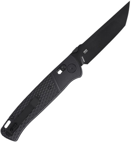 CRKT Counterpart Crossbar Lock 3.31" D2  Black Tanto IKBS Folding Knife by Ken Onion K431KKP