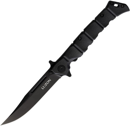 Cold Steel Luzon Medium 4" Flipper Black Folding Knife with GFN Handle