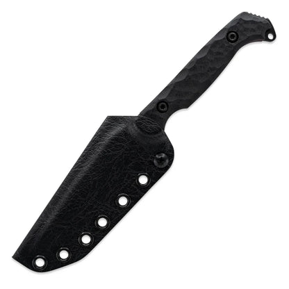 Toor Knives Darter T 4.25" CPM-M4 Shadow Black KG GunKote Black/Red G10 Fixed Blade Knife