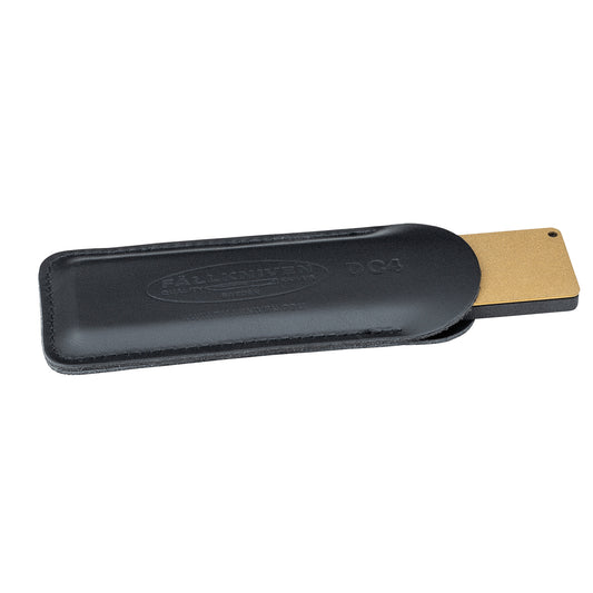 Fallkniven DC4 Diamond / Ceramic Whetstone 32x100mm with Leather Strop Pouch