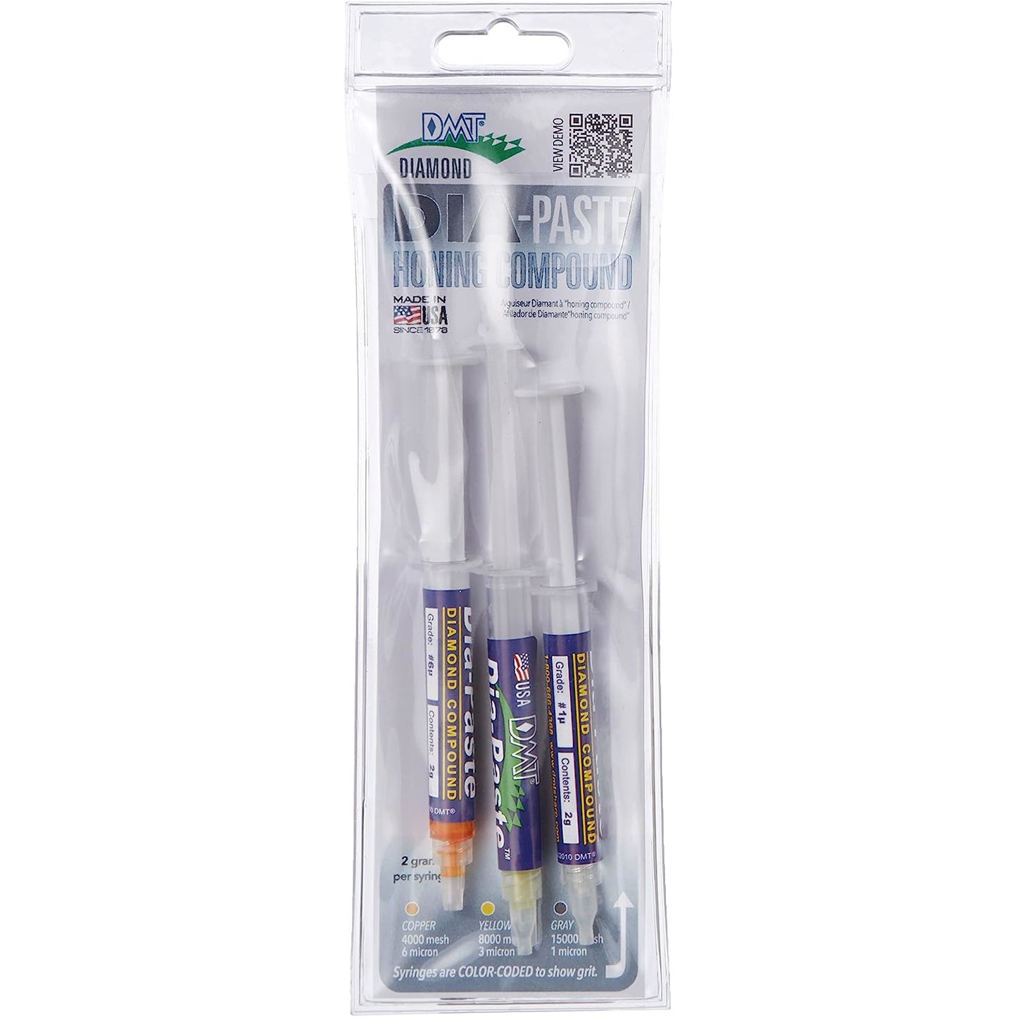 DMT Dia-Paste Diamond Compound 1,3,6 Micron Kit DPK