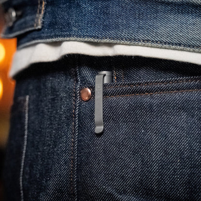 Big Idea Design x Knafs Lil Sancho Stonewashed Titanium Bolt-Action Pen
