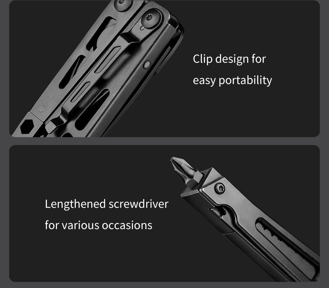 NexTool Vanguard Wrench Multi-Tool Pliers 9 Functions with Pouch