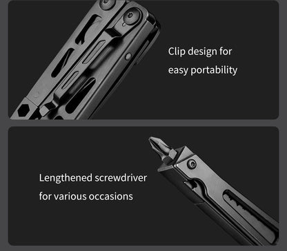 NexTool Vanguard Wrench Multi-Tool Pliers 9 Functions with Pouch