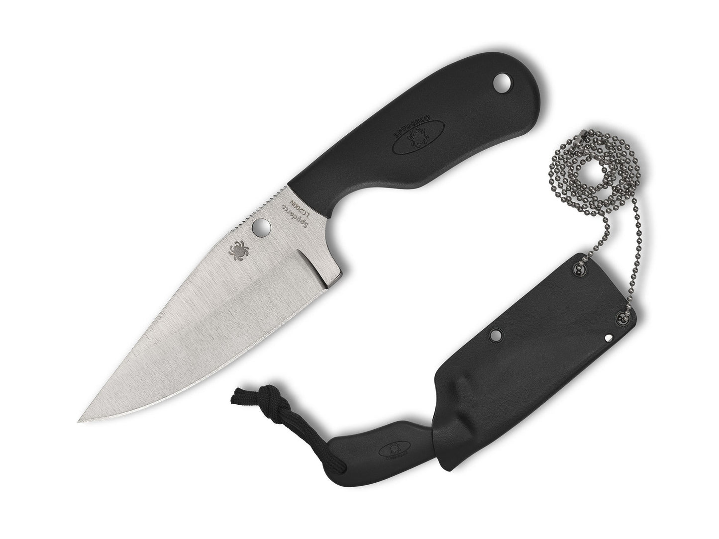 Spyderco Fred Perrin Subway Bowie 2.8" LC200N Fixed Blade Knife FB48PBK