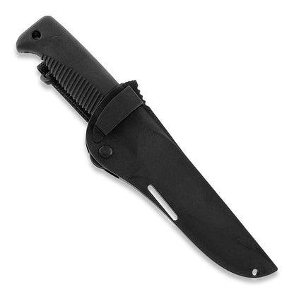 Peltonen M07 Ranger Puukko 4.68" N690 Black Fixed Blade Knife with Composite Sheath