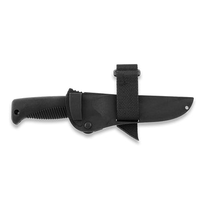 Peltonen M07 Ranger Puukko 4.68" N690 Black Fixed Blade Knife with Composite Sheath