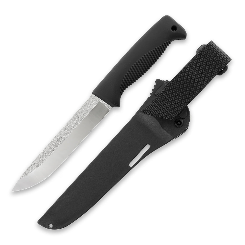 Peltonen M95 Ranger Puukko 5.7" N690 Black Fixed Blade Knife with Composite Sheath