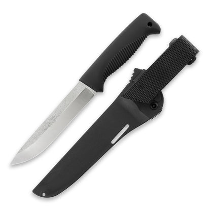 Peltonen M95 Ranger Puukko 5.7" N690 Black Fixed Blade Knife with Composite Sheath