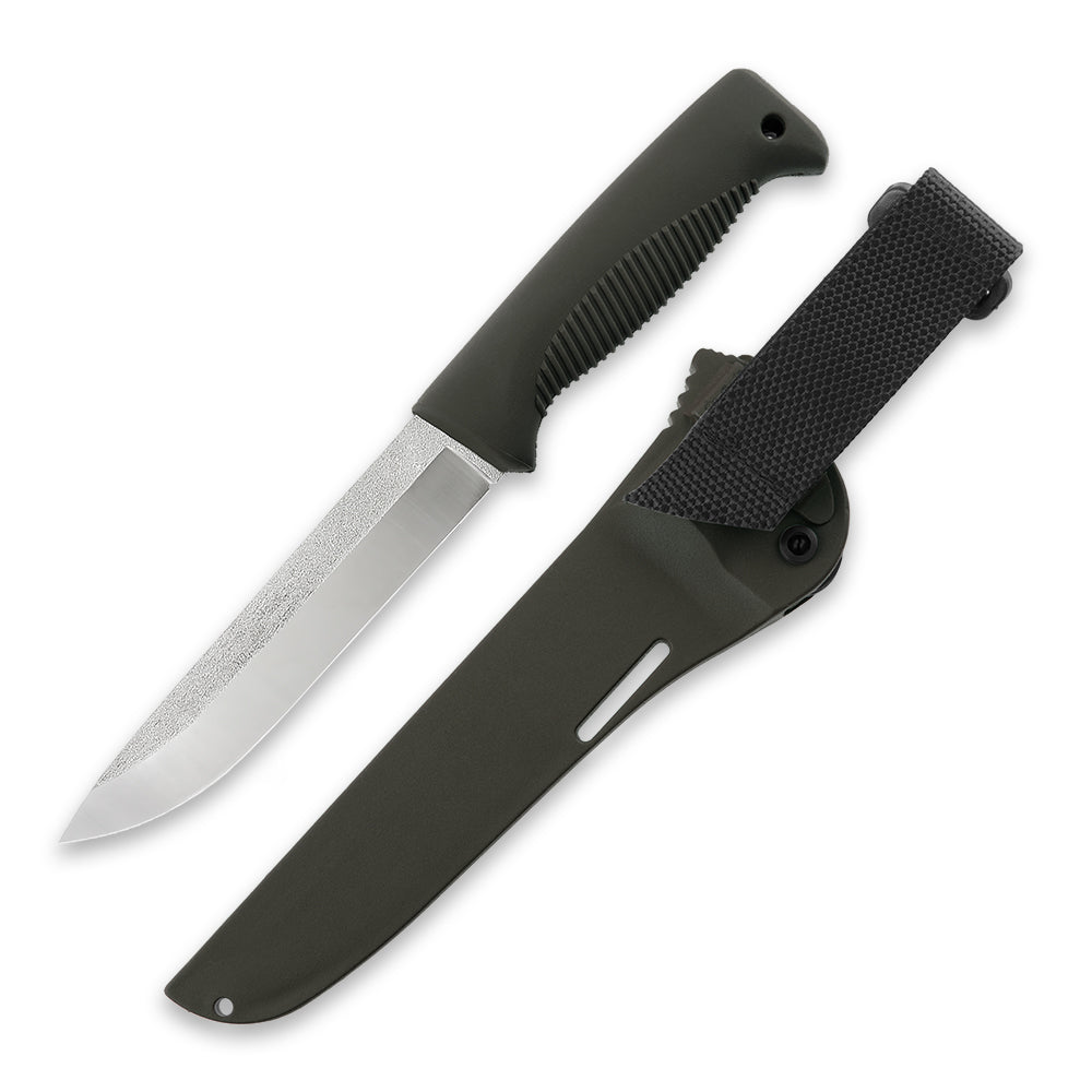 Peltonen M95 Ranger Puukko 5.7" N690 Forest Green Fixed Blade Knife with Composite Sheath