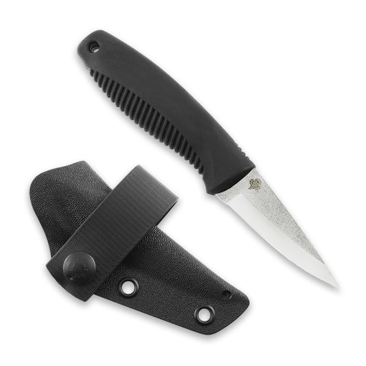 Peltonen M23 Ranger Cub 2.56" N690 Black Fixed Blade Knife with Kydex Sheath