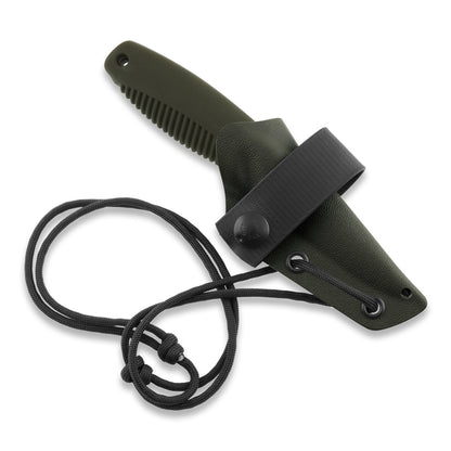 Peltonen M23 Ranger Cub 2.56" N690 Forest Green Fixed Blade Knife with Kydex Sheath