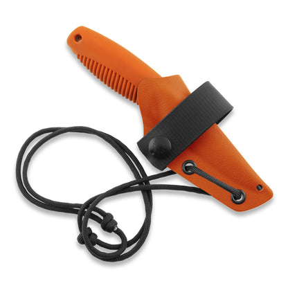 Peltonen M23 Ranger Cub 2.56" N690 Orange Fixed Blade Knife with Kydex Sheath