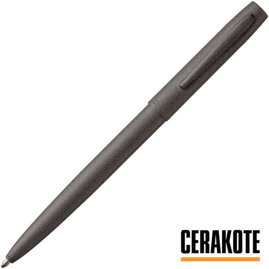 Fisher Cerakote Cap-O-Matic Space Pen Tungsten Gray Retractable Pen