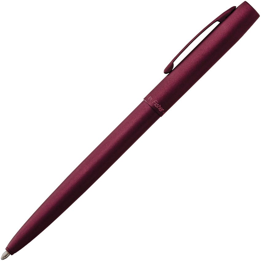 Fisher Cerakote Cap-O-Matic Space Pen Black Cherry Retractable Pen - Made in USA