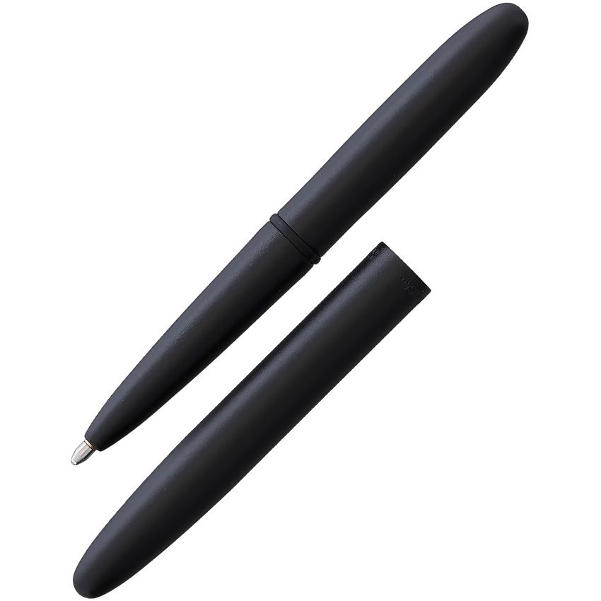 Fisher Bullet Space Pen Matte Black with Moonscape Box - Made in USA