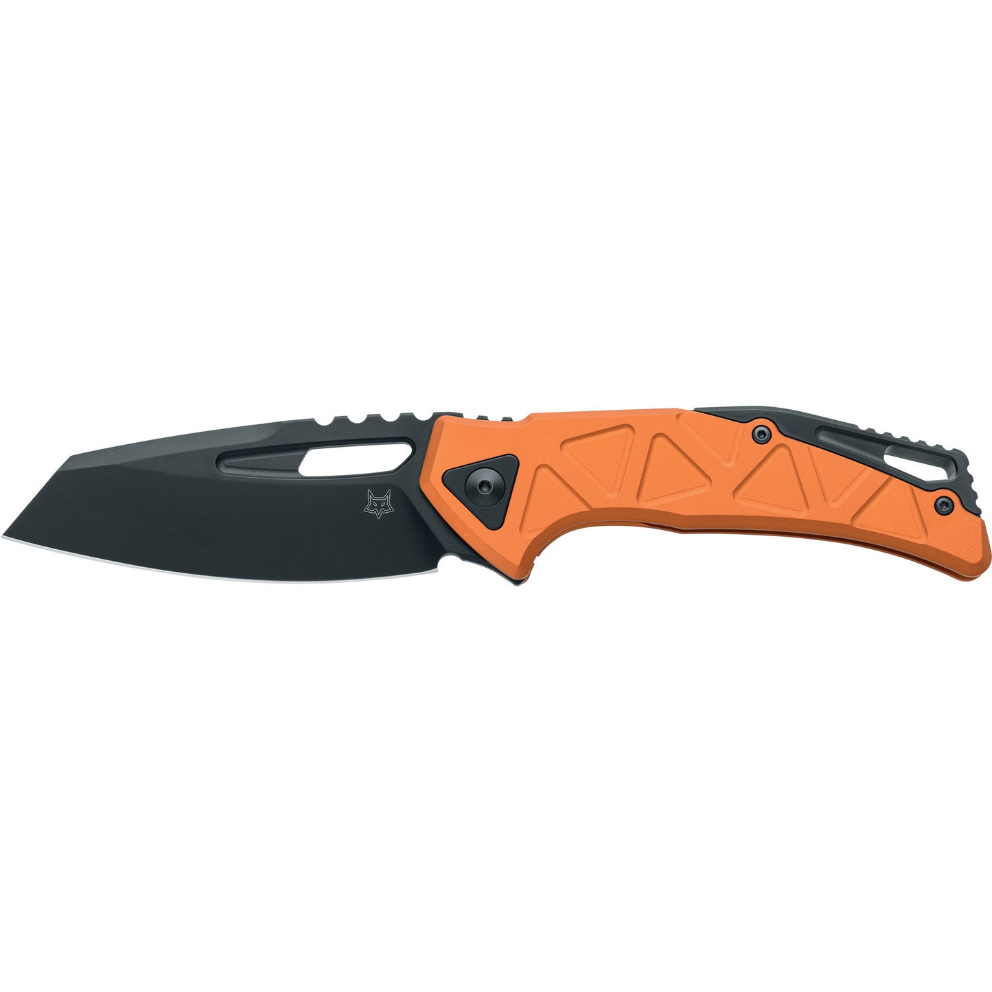 Fox Chronos 3.54" Magnacut Orange Anodized Aluminium Folding Knife FX-552 ALBOR