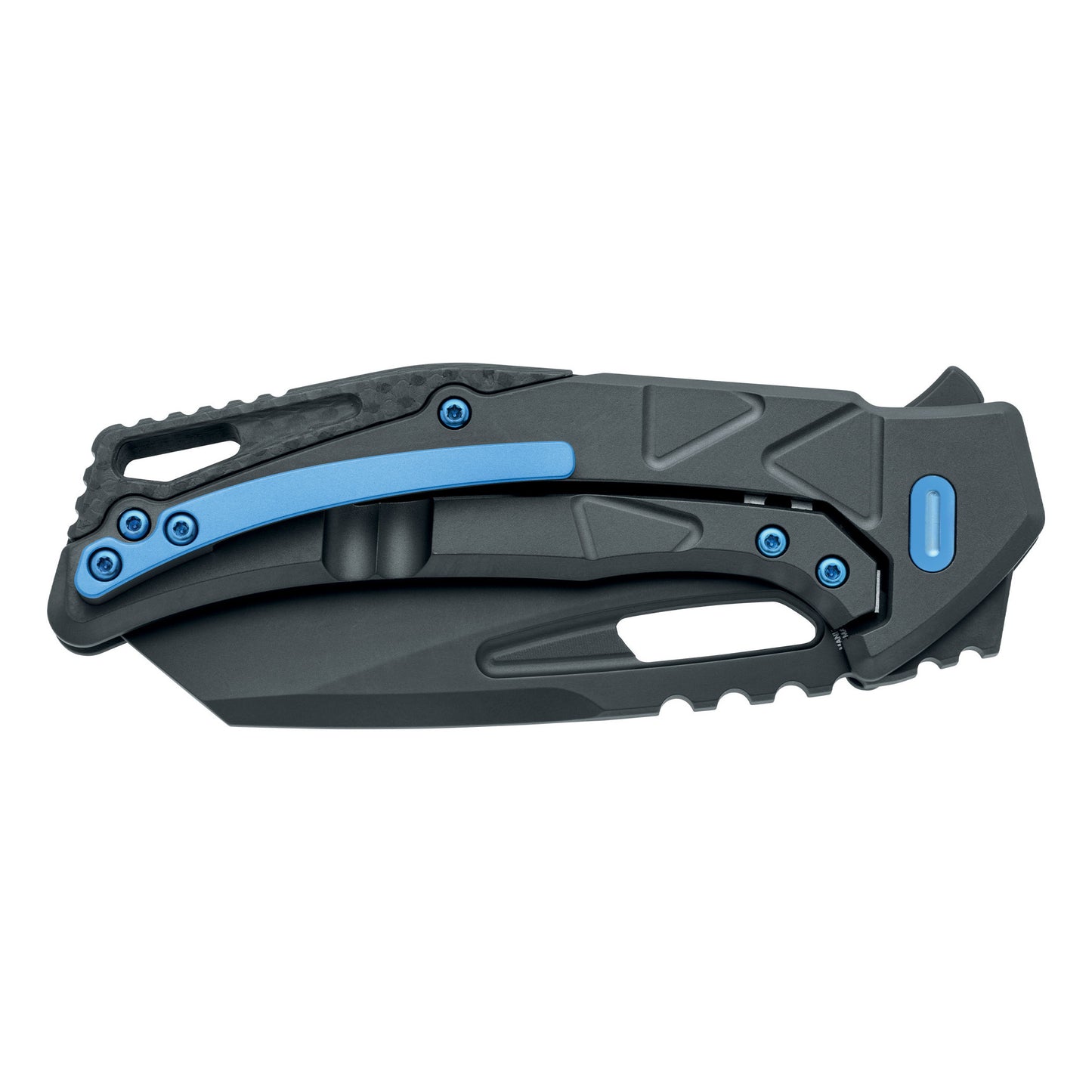 Fox Chronos 3.54" Magnacut Black PVD Aluminium Folding Knife FX-552 AL