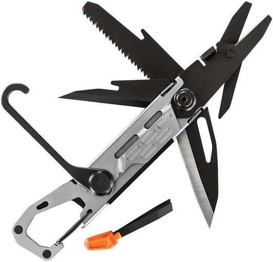 Gerber Stake Out Silver Camp Multi-Tool with Ferro Rod