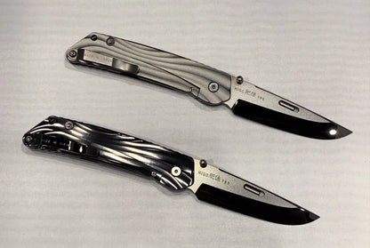 Rockstead HIGO II TI-ZDP (M) 3.5" Polished ZDP189 Folding Knife with Matte DLC Titanium Handle