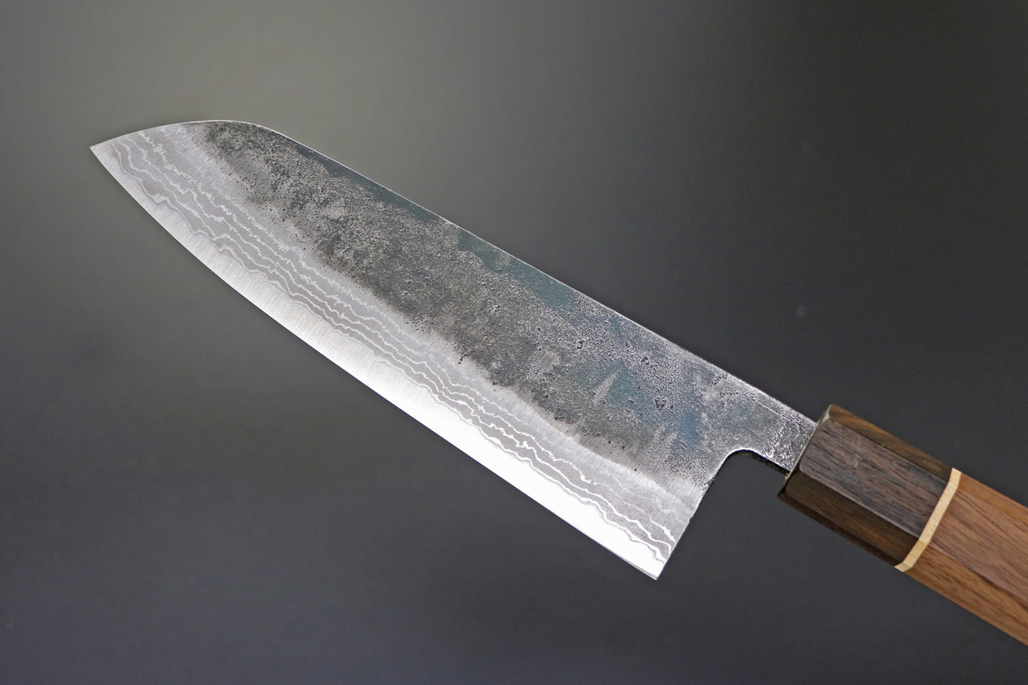 Kanetsune Seki MATSU-ZUMI-YAKI Santoku 170mm Damascus Kitchen Knife - Made in Japan KC-472