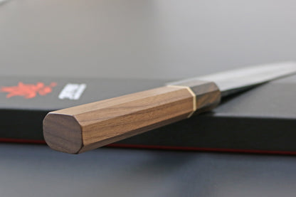 Kanetsune Seki MATSU-ZUMI-YAKI Santoku 170mm Damascus Kitchen Knife - Made in Japan KC-472