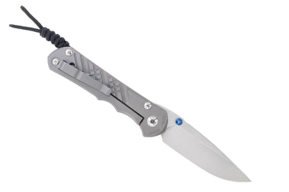 Chris Reeve Small Inkosi Crosshatch 2.8" CPM Magnacut Titanium Folding Knife SIN-1152-001