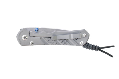 Chris Reeve Small Inkosi Crosshatch 2.8" CPM Magnacut Titanium Folding Knife SIN-1152-001