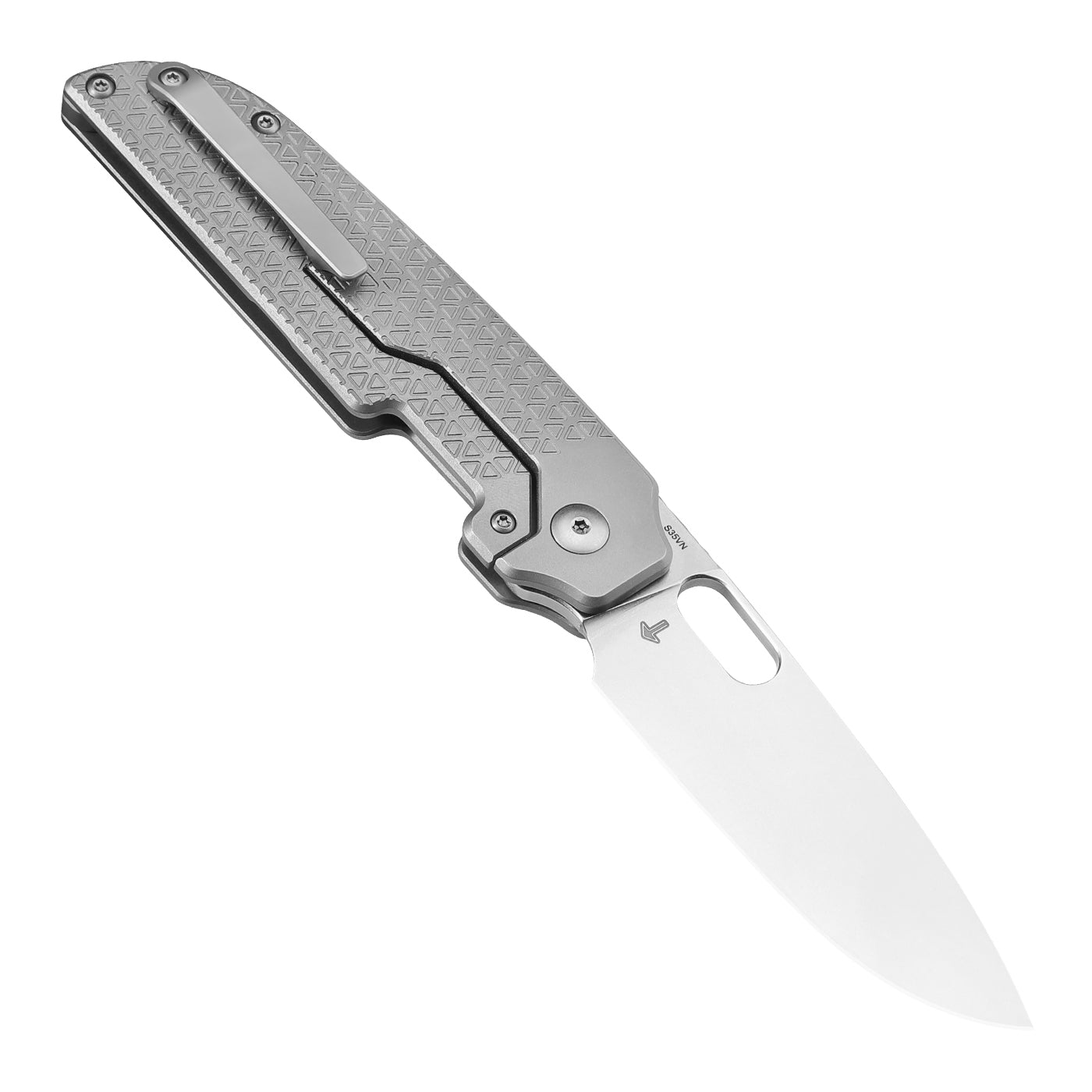 Kizer Varatas 3.27" S35VN Titanium Folding Knife Ki3637A1